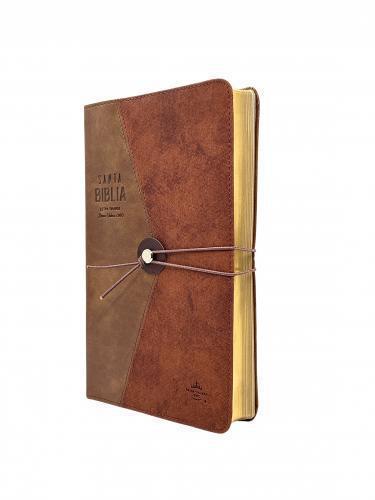 Biblia Reina-Valera 1960, Tamaño Manual Con Lazo, Cafe/ Cafe