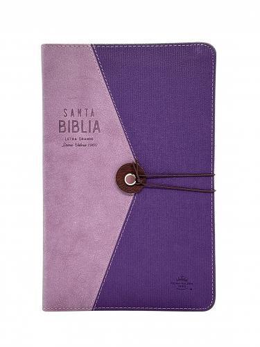 Biblia Reina-Valera 1960, Tamaño Manual Con Lazo, Lila