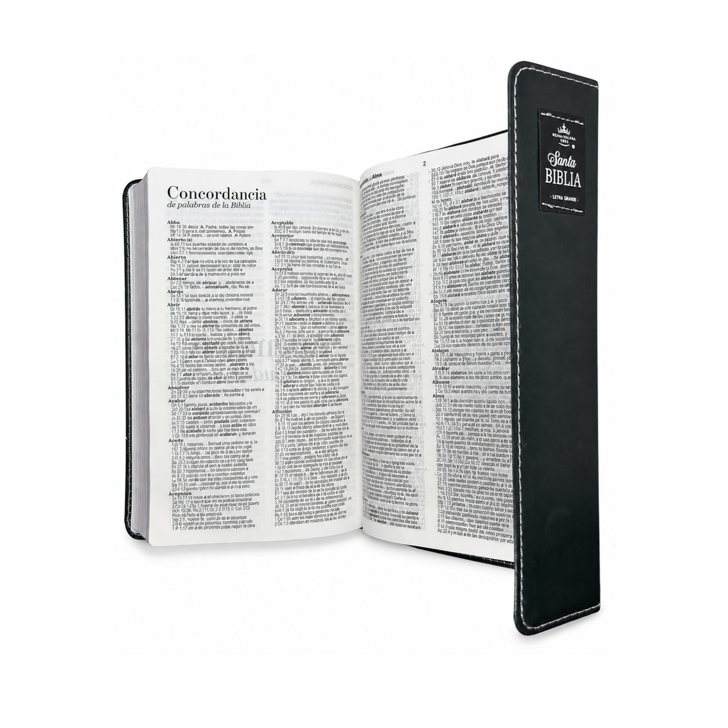 Biblia RVR1960 Imitación Piel Manual Con Solapa y Agarradera