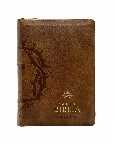 RVR1960 Bible, Imitation Leather, Portable Size With Zipper and Index, Thumbtabs