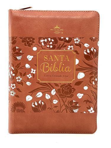 Biblia RVR1960, Imitación Piel, Tamaño Portátil Con Cierre e Indice