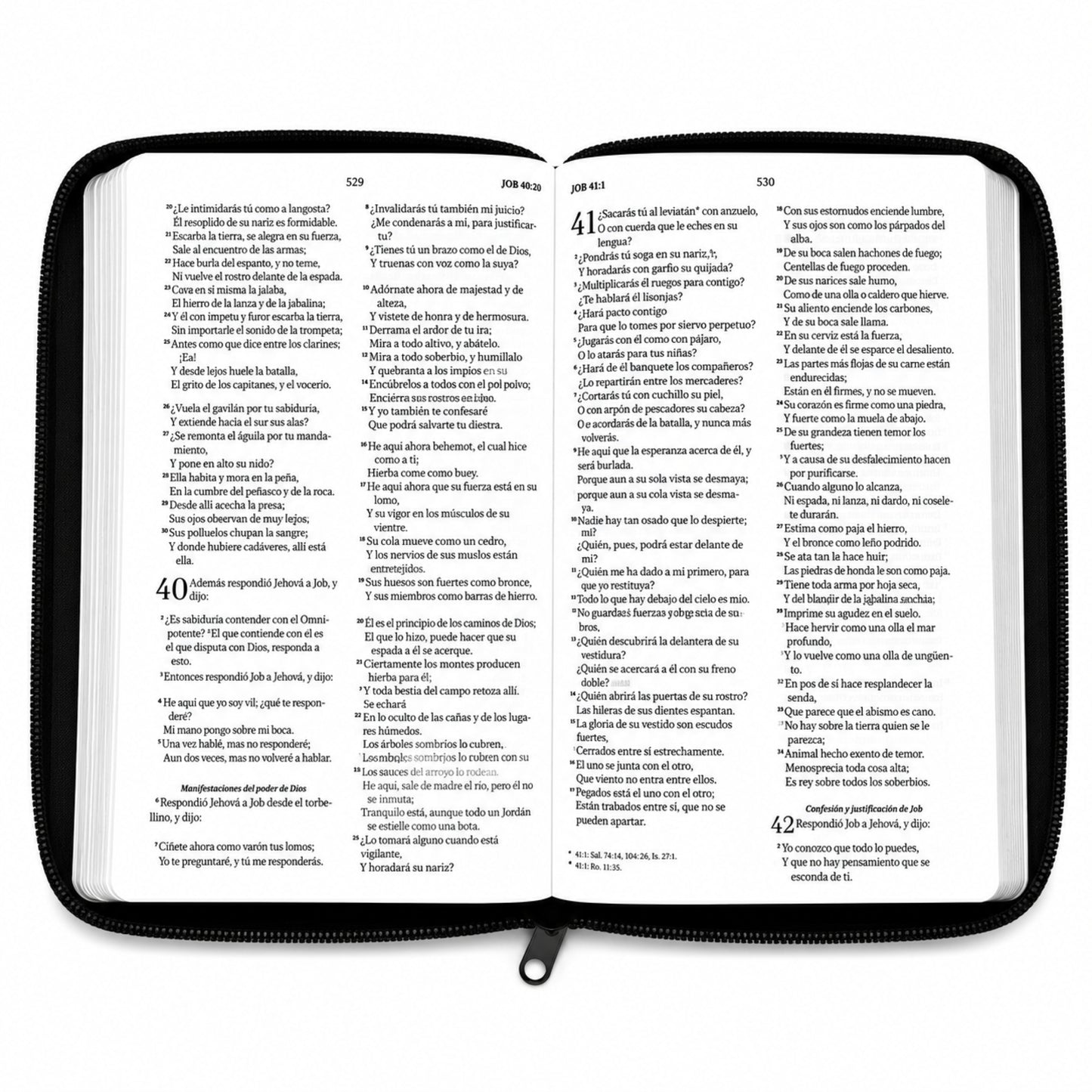 Biblia RVR1960 Obsequios y Premios Imitacion Piel Negro Con Cierre