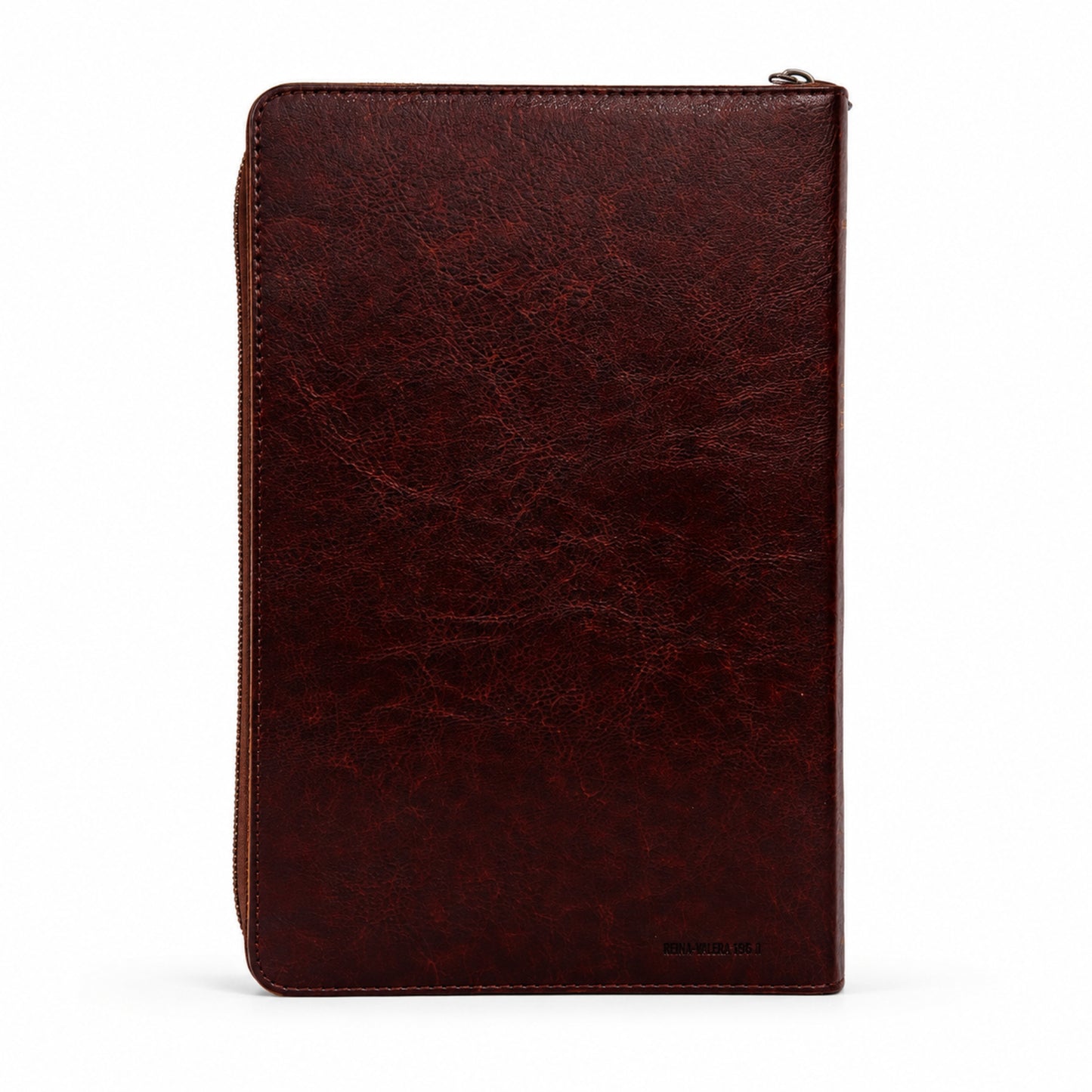 Biblia RVR1960 Obsequios y Premios Imitacion Piel Cafe Refinado Con Cierre