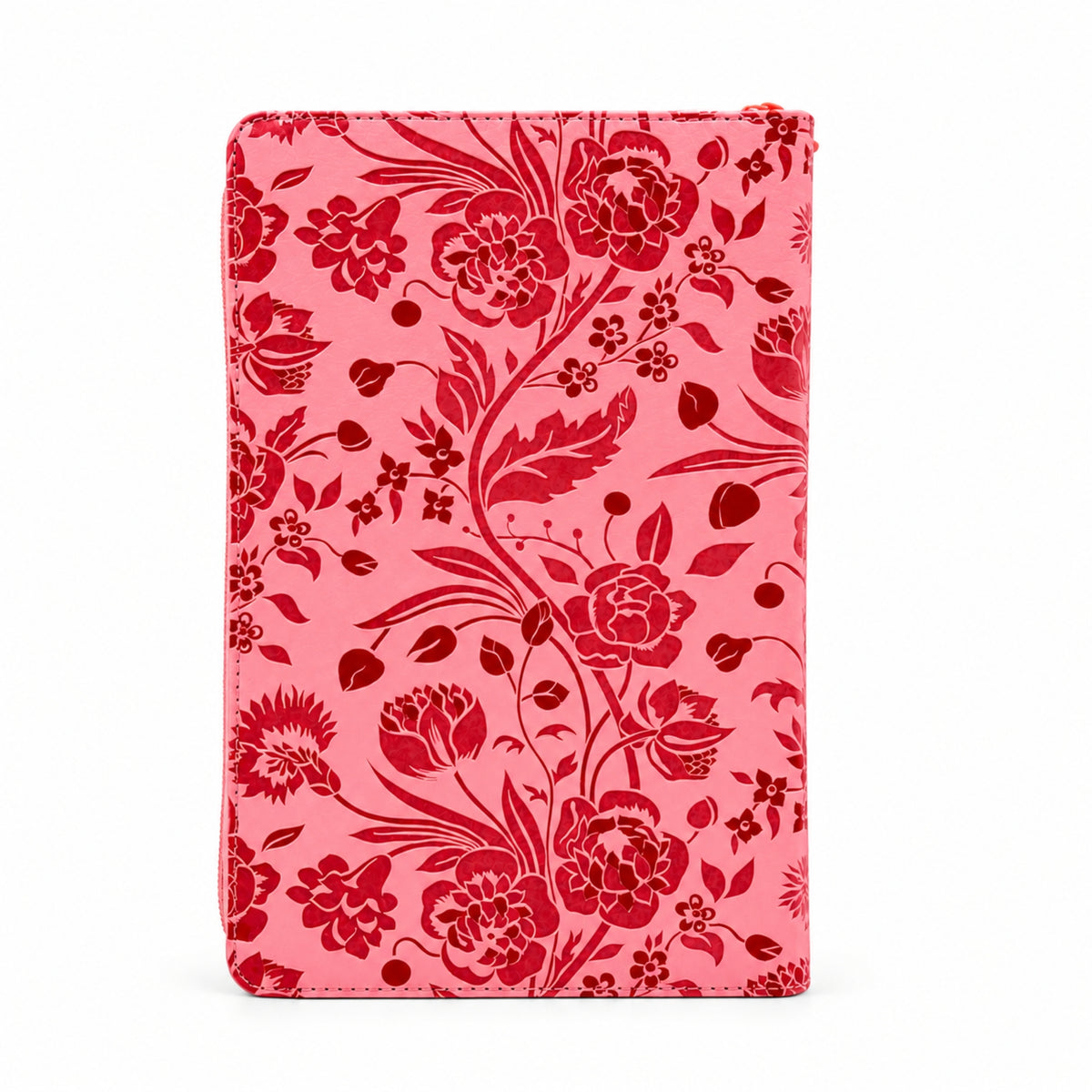 Biblia Reina Valera 1960 Tamaño Manual Con Cierre - Rosa Floral