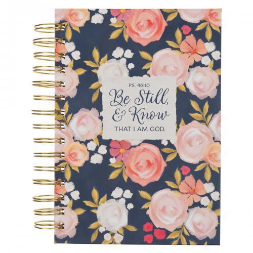 Be Still And Know Peonies Notebook - Psalm 46:10