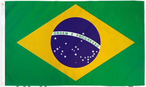 Bandera De Brasil 3 X 5 FT