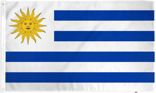 Bandera De Uruguay 3 X 5 FT