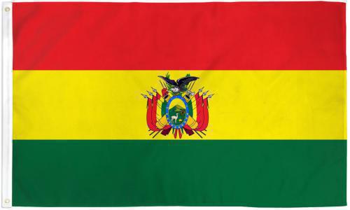 Bandera De Bolivia 3 X 5 FT