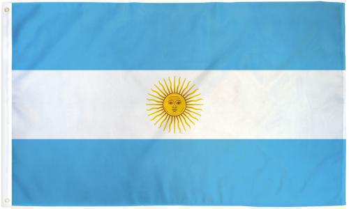 Bandera De Argentina 3 x 5 ft