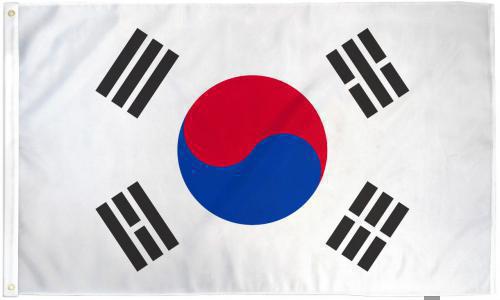 South Korea Flag 3 x 5 ft
