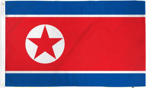 Bandera Corea de Norte 3 x 5 ft