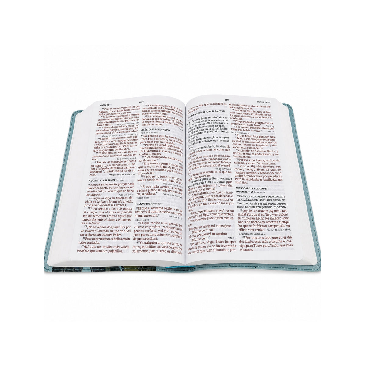 RVR60 Bible, Imitation Leather, Compact Size, Aqua