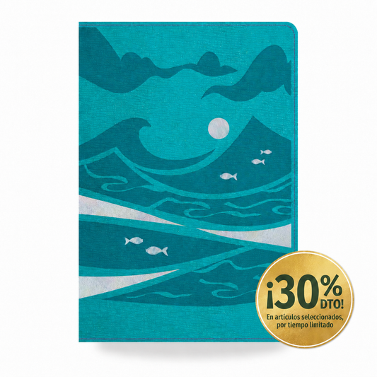 NLT Bible, Imitation Leather Go Bible Teal Ocean
