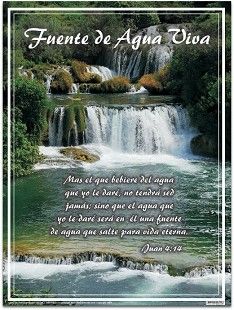 Poster Fuente De Agua Viva - Juan 4:14