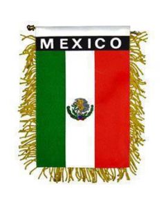 Mini Bandera Mexico Palito De Plastico