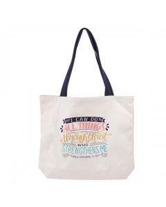 I Can Do All Things Canvas Tote Bag - Philippians 4:13