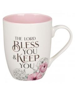 Taza Bless You And Keep Save, 12 oz