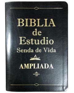 Biblia RVR60 Estudio Ampliada Piel Negro