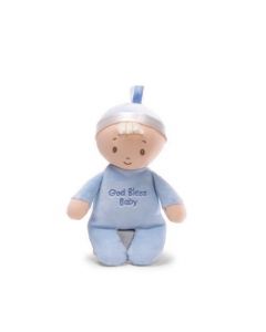 Muñeco Azul Para Bebe - God Bless Baby