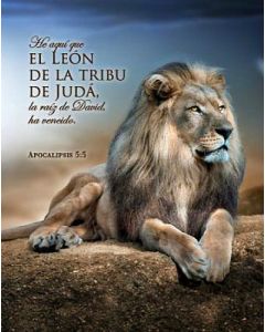 Cuadro de Cristal He Aqui Que El León De La Tribu De Judá La Raiz De David Ha Vencido Apocalipsis 5:5