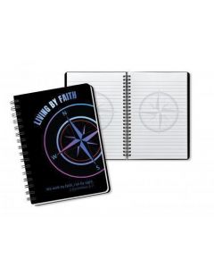Cuaderno de espiral - Viviendo por fe (ingles)
