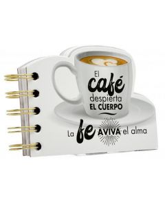 Libreta troquelada - Cafe Taza