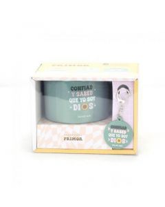 Taza Con Llavero, Coleccion Primor - Confiad Y Sabed