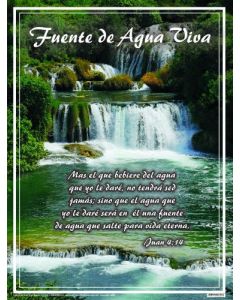 Poster Fuente De Agua Viva - Juan 4:14