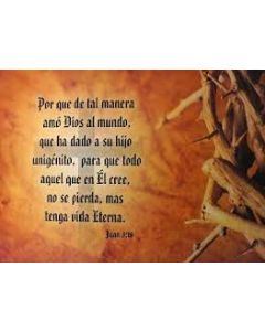 Poster Porque De Tal Manera - Juan 3:16