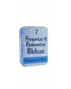 Preguntas y respuestas bíblicas bilingue 7: Hombres de la Biblia (Caja de metal)