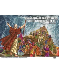 Poster Moises Abriendo El Mar - Exodo 14:14