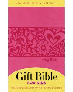 Bible NIV Gift Kids Pink Hearts Imitation Leather