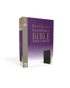 Bible KJV Giant Print Center Column Reference Black Imitation Leather