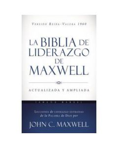 Biblia RVR60 Liderazgo De Maxwell Imitacion Piel Cafe