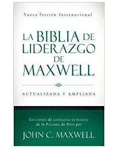 Biblia NVI Liderazgo De Maxwell Imitacion Piel Cafe