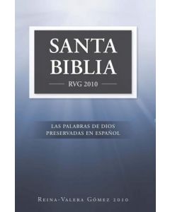 Biblia RVG2010 Reina Valera Gomez, Cubierta Sencilla, Tamaño Manual