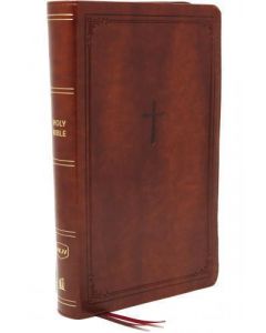 Biblia NKJV (ingles) Tamaño Manual, Sentipiel Color Negro, Letra Grande, Canto Dorado