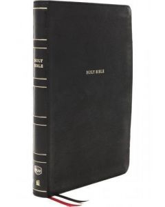 Biblia NKJV (ingles) Tamaño Grande, Sentipiel Color Negro, Letra Grande, Ultradelgada, Con Indice