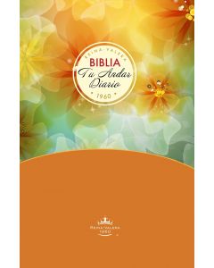 Biblia RVR60 Tu Andar Diario Tapa Dura Tamaño Manual Naranja Verde