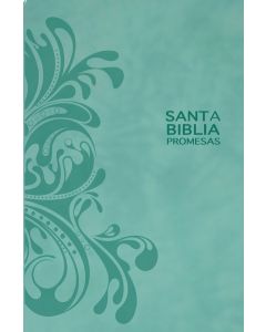 Biblia NTV Promesas Piel Especial Verde Aqua