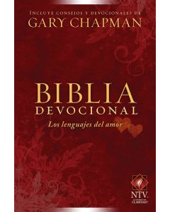 Biblia Devocional Los Lenguajes Del Amor Version Ntv Pasta Dura Tamaño Manual Color Rojo