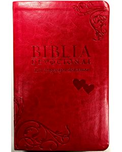 Biblia NTV Devocional Los Lenguajes Del Amor Piel Especial Rosado Tamaño Manual