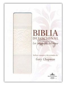 Biblia RVR60 Lenguajes Del Amor Imitacion Piel Blanco Tamaño Grande