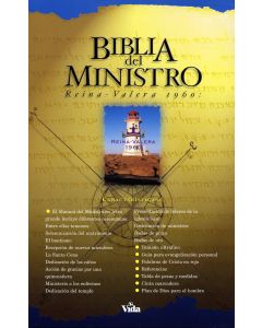 Biblia RVR60 Ministro Imitacion Piel Negro Tamaño Manual