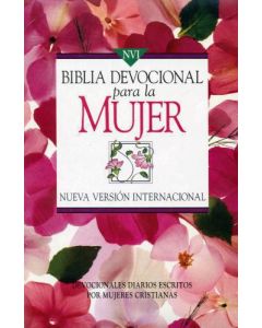 Biblia NVI Devocional Mujer Imitacion Piel Rosa
