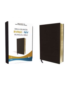 Biblia RVR60 NIV Bilingue Imitacion Piel Negro