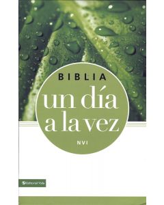 Biblia NVI Un Dia A La Vez Imitacion Piel Verde