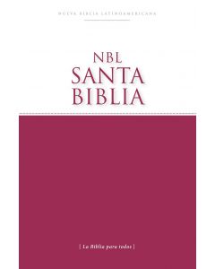 Biblia NBL Nueva Biblia Latinoamericana Edicion Economica Rustico Blanco Rosado