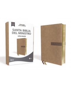 Nueva Biblia De Las Americas (NBLA) Para Ministro, Sentipiel, Color Beige