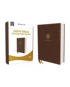 Biblia RVR1960 Edicion Para Notas, Sentipiel Color Cafe